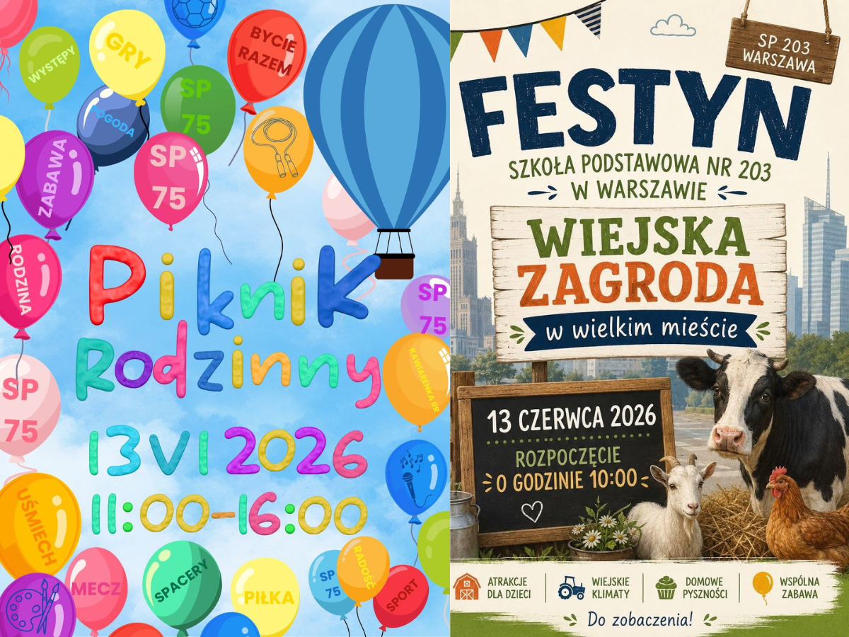 Mądre Klocki at school festivals in Warsaw